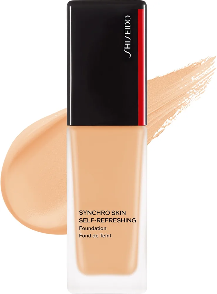 Тональный флюид Shiseido Synchro Skin Self-Refreshing Foundation увлажняющий сияющий SPF 30, 30 мл, оттенок Alder