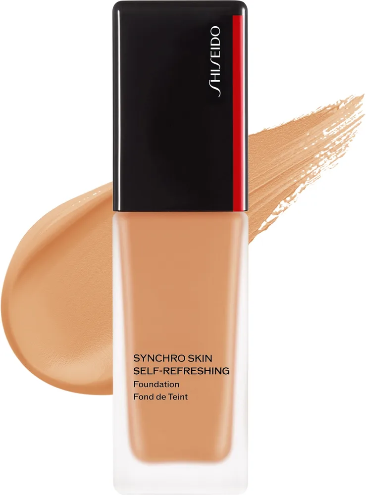 Тональный флюид Shiseido Synchro Skin Self-Refreshing Foundation увлажняющий сияющий SPF 30, 30 мл, оттенок Sunstone