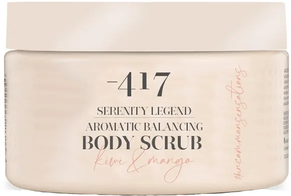 417 - 417 Serenity Legend Aromatic Balancing Body Scrub Kiwi And Mango - Ароматический скраб для баланса кожи тела Киви и Манго 400 г