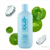 Шампунь Ecoforia Hair Euphoria Aqua Moist увлажняющий, с гиалуроновой кислотой и центеллой азиатской, 400 мл, Эстония — фото 1