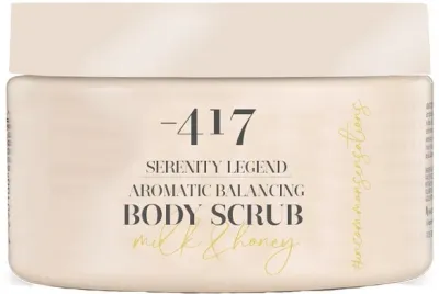 417 417 Serenity Legend Aromatic Balancing Body Scrub - Ароматический скраб для баланса кожи тела Молоко и мёд 400 г