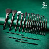 Набор кистей для макияжа Eigshow Beauty Chinese Dragon Ebony Professional 20 шт — фото 7