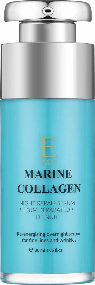 Сыворотка для лица ErthSkin London Marine Collagen Night Repair с коллагеном 30 мл