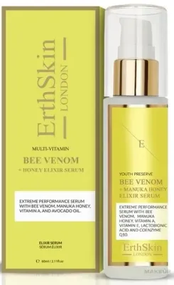 Сыворотка для лица ErthSkin London Bee Venom Honey Elixir с пчелиным ядом 2x60 мл