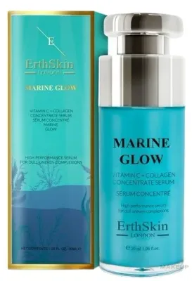 Сыворотка для лица ErthSkin London Marine Glow Vitamin C Collagen Concentrate 30 мл