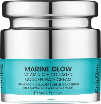 Крем для лица ErthSkin London Marine Glow с витамином C и коллагеном 50 мл и 2×50 мл