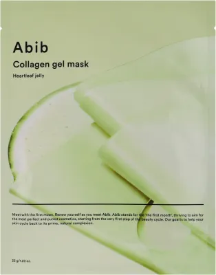 Гелевая маска с коллагеном и экстрактом хауттюйнии Abib Collagen Gel Mask Heartleaf Jelly, 4х35 г