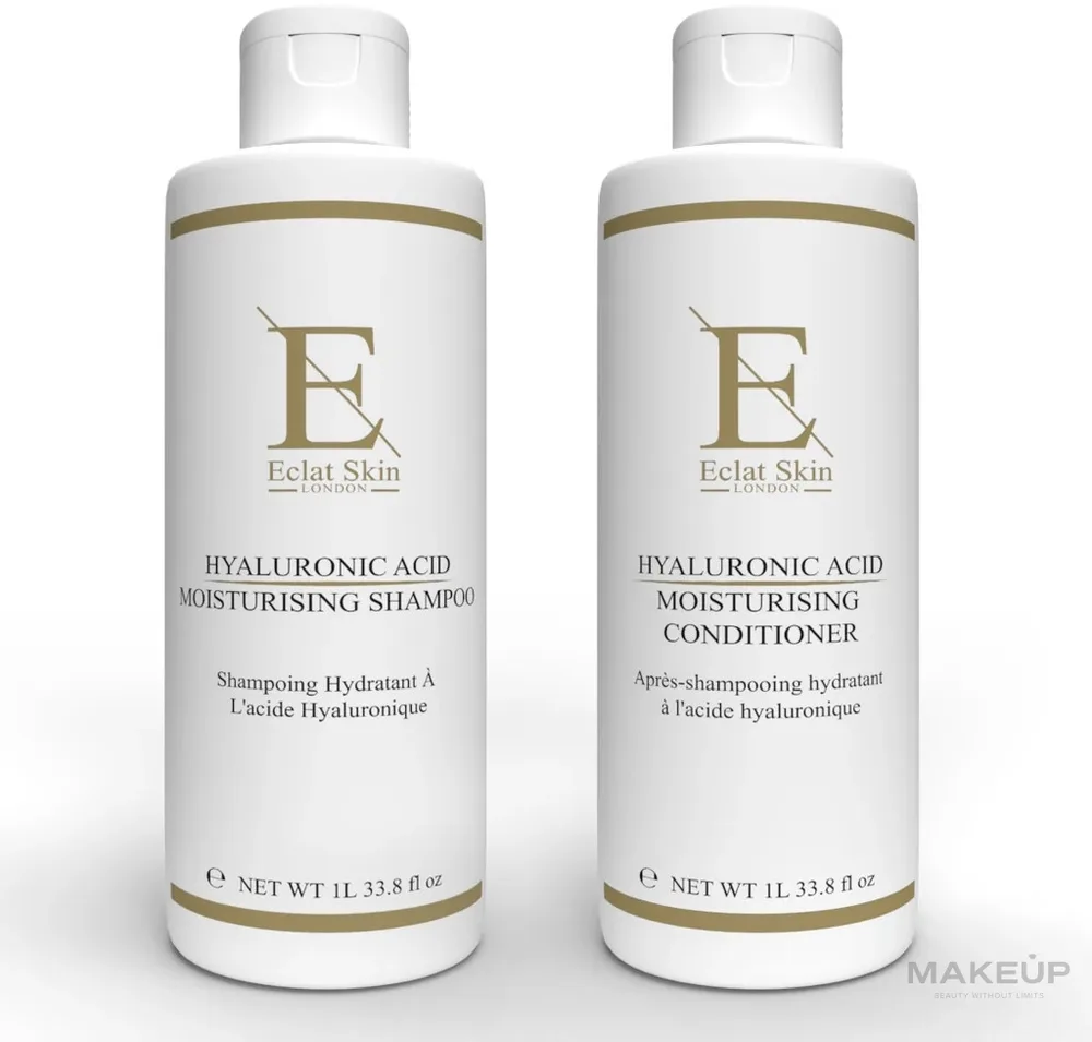 Набор для волос ErthSkin London Hyaluronic Acid шампунь и кондиционер с гиалуроновой кислотой 2x1000 мл