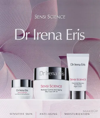Набор для лица Dr Irena Eris Sensi Science дневной ночной крем и бальзам для век для зрелой кожи 50+30+15 мл