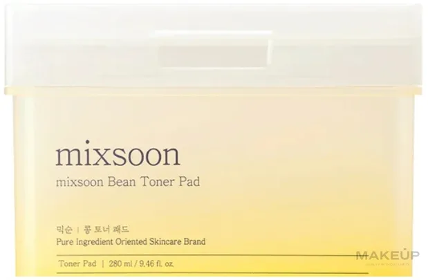 Тонизирующие пэды для лица Mixsoon Bean Toner Pad с экстрактами семи видов бобовых, 70 шт