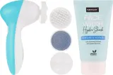 Набор Sence Face Cleansing System Hydro Shock щетка для лица аксессуары для массажа и отшелушивания 6 предметов — фото 2