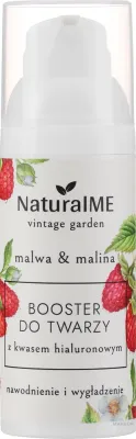 Ночной бустер для лица NaturalME Vintage Garden Malwa Raspberry с гиалуроновой кислотой 50 мл