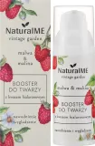 Ночной бустер для лица NaturalME Vintage Garden Malwa Raspberry с гиалуроновой кислотой 50 мл — фото 2
