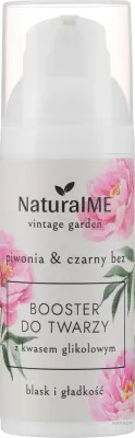 Ночной бустер для лица NaturalME Vintage Garden Peony Elderberry с гликолевой кислотой 50 мл
