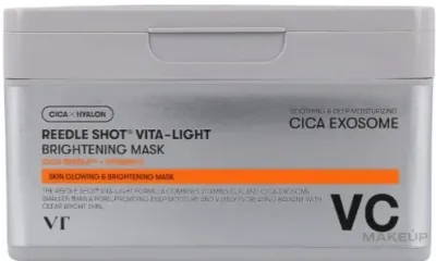 Осветляющая маска для лица с ниацинамидом и центеллой VT Cosmetics Reedle Shot Vita-Light