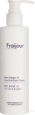 Fraijour Retin-Collagen 3D Core Oil to Foam гидрофильная пенка с коллагеном, ретиналем и пептидами 210 мл