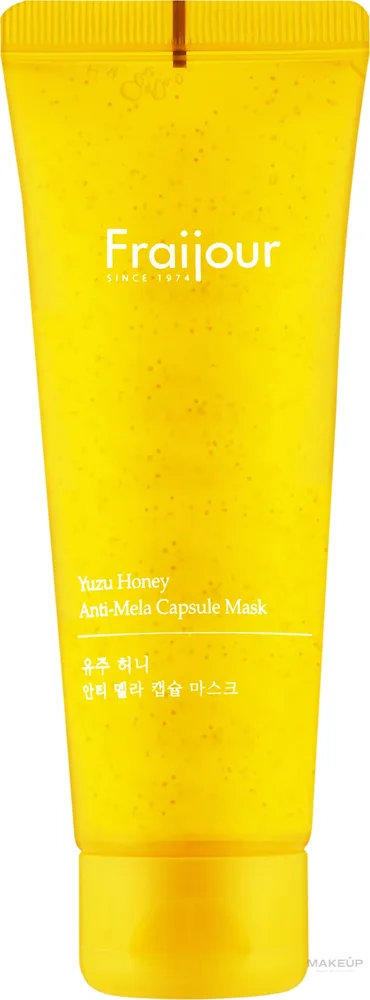 Капсульная осветляющая маска с юдзу и мёдом Fraijour Yuzu Honey Anti-Mela Capsule Mask, 75 мл