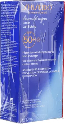 Лосьон для лица и тела Shiseido Sun Expert солнцезащитный SPF 50 уцененный 300 мл