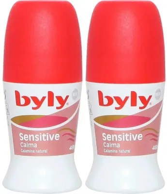 Набор дезодорантов-роликов Byly Sensitive Calma 48 часов 2 шт по 50 мл