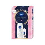 Набор NIVEA Soft Moment гель для душа Creme Soft с миндальным маслом и антиперспирант 250+50 мл — фото 1