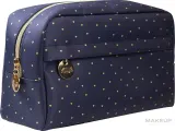 Косметичка KillyS Golden Heart темно-синяя с золотом два кармана 26х16х12,5 см — фото 1