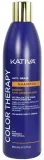 Шампунь Kativa Color Therapy Anti-Brass против желтизны, с синими пигментами, для окрашенных волос, 355 мл, Перу — фото 1