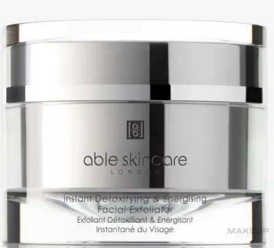 Able Skincare Able Skincare Instant Detoxifying & Energising Facial Exfoliator - Детокс-пилинг для лица Instant Detoxifying & Energising, 50 мл