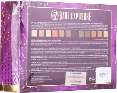 Набор для макияжа W7 Bare Exposure из 6 средств палетка теней и косметика уценка упаковки