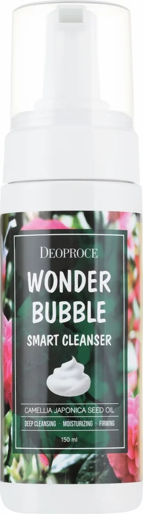Deoproce Wonder Bubble Smart Cleanser пенка для умывания с гранатом и зелёным чаем 150 мл