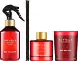 Набор для ароматизации дома Sorvella Perfume Red Baccarat диффузор 120 мл свеча 170 г и спрей 250 мл — фото 2