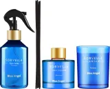 Набор для ароматизации дома Sorvella Perfume Blue Angel диффузор 120 мл свеча 170 г и спрей 250 мл — фото 2