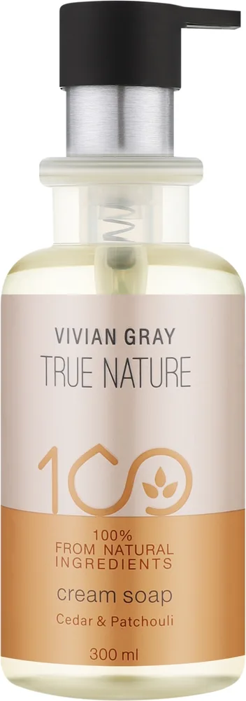 Мыло кремовое Vivian Gray True Nature Cedar & Patchouli для рук, 300 мл