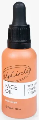 Масло для лица UpCircle органическое с кофе и маслом шиповника 30 мл