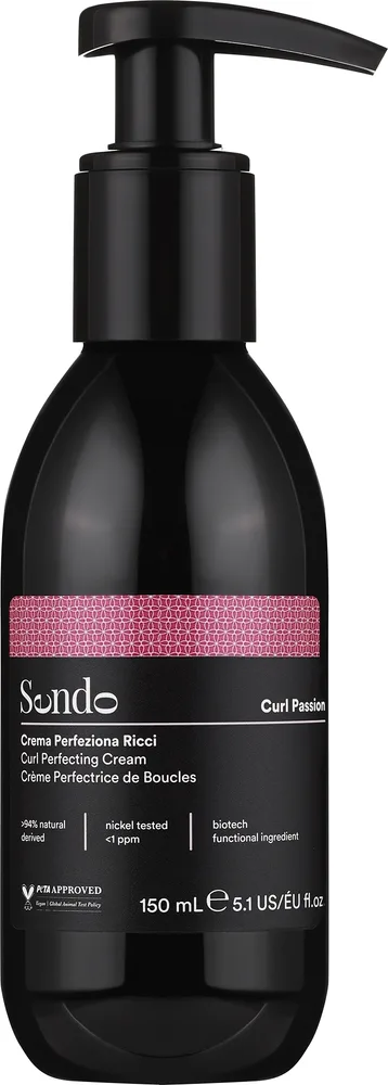 Крем для укладки локонов Sendo Curl Perfecting для вьющихся волос, против пушения, с маслами кокоса и макадамии, 150 мл