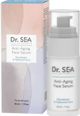 Dr Sea Dr. Sea Anti-Aging Face Serum - Сыворотка для лица Dr. Sea Anti-Aging Hyaluronic с гиалуроновой кислотой 30 мл