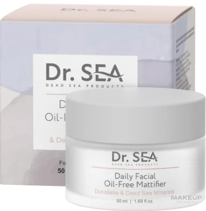 Dr Sea Dr. Sea Oil-Free Mattiher Cream - Крем для лица Dr. Sea Oil-Free матирующий для жирной кожи с минералами Мёртвого моря 50 мл