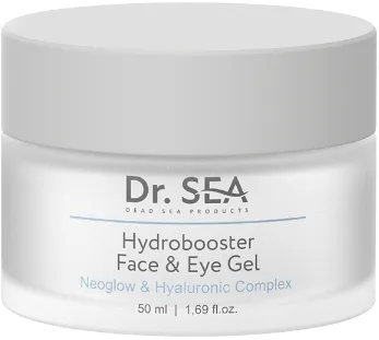 Dr Sea Dr.Sea Hydrobooster Face & Eye Gel - Увлажняющий гель для лица и области глаз Dr. Sea Hydrobooster с экстрактом брокколи и маслом ши 50 мл