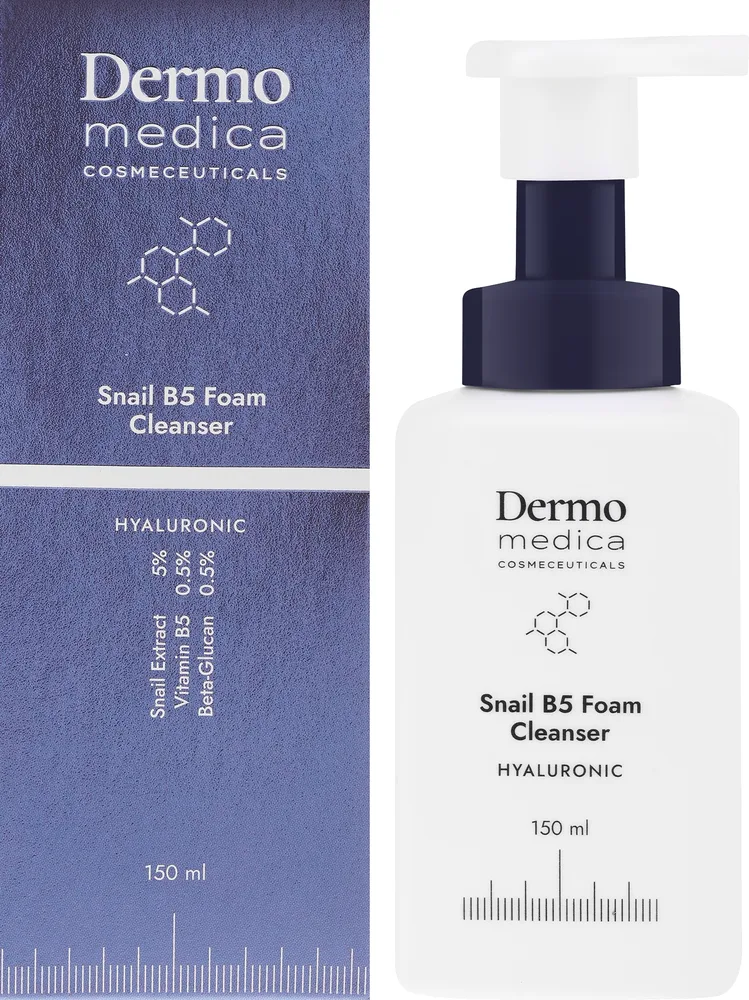 Dermomedica Snail B5 Foam Cleanser очищающая пенка с муцином улитки и витамином B5 60 и