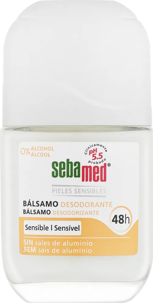 Дезодорант шариковый Sebamed Balsam Deo Sensitive Roll-On с pH 5,5, для чувствительной кожи, 50 мл