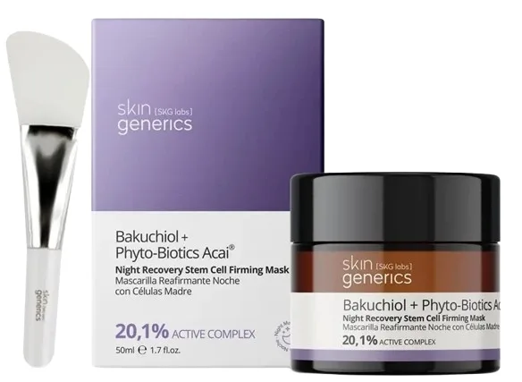 Ночная укрепляющая маска для лица с бакучиолом и асаи Skin Generics Bakuchiol+ Phyto-Biotics Acai Firming Mask