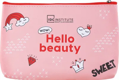 Косметичка IDC Institute Sweet and Pretty красная компактная
