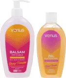 Набор для тела Venus Xmas in Paradise бальзам и гель для душа с маслом ши кокоса и сача инчи 300+200 мл — фото 2