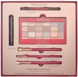 Набор Makeup Revolution Eye Maximiser Kit палетка теней 24x1.1 г праймер для век карандаш для глаз и 3 кисти — фото 1