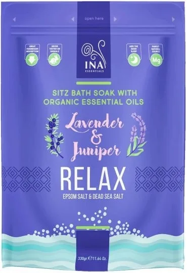 Соль для ванны Ina Essentials Relax с лавандой и можжевельником, 300 г