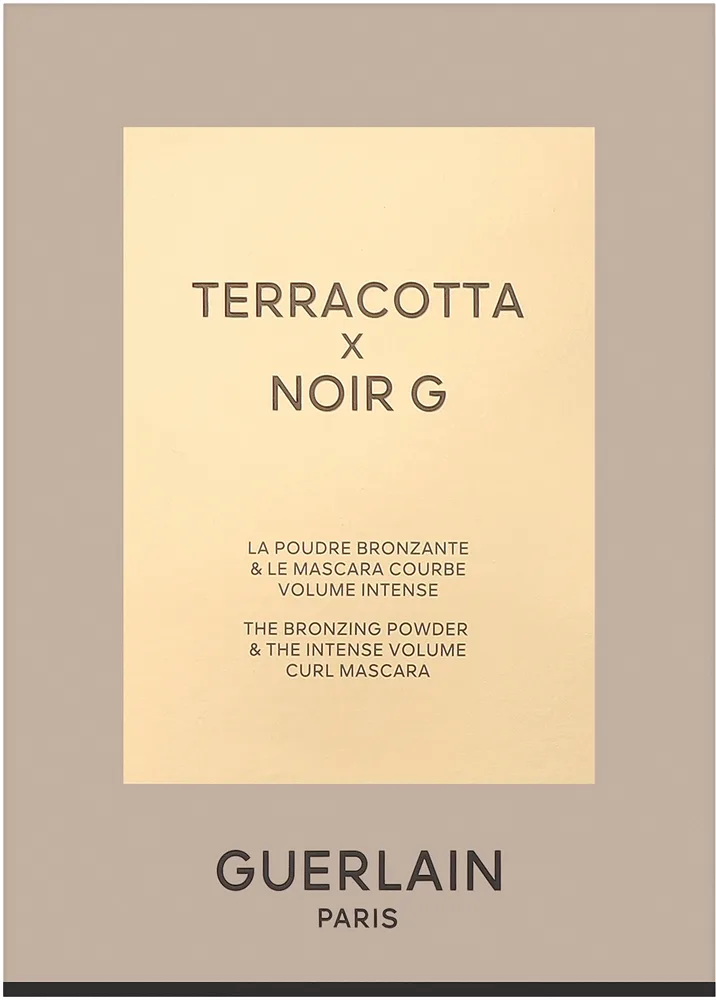 Набор Guerlain Terracotta Poudre Bronzante + Mascara Volume Intense пудра бронзирующая и тушь для объёма ресниц, 8,5 г + 6 г