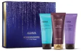 Набор Ahava Holiday It's In Your Hands минеральные кремы для рук 3 шт по 100 мл и сыворотка для лица 0.5 мл — фото 1