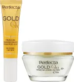 Набор для лица Perfecta Gold Q10 50+ крем и крем для век для зрелой кожи 50+15 мл — фото 2