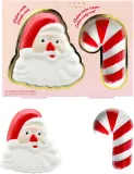 Набор бомбочек для ванны Inuwet Santa Claus с ароматом клубники и леденцовой трости, 185 г + 100 г — фото 1