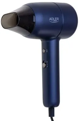 Фен Adler AD 2279 синий 1800 Вт с ионизацией и концентратором