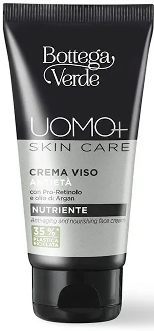 Крем для лица мужской Bottega Verde Uomo+ питательный с про-ретинолом 50 мл